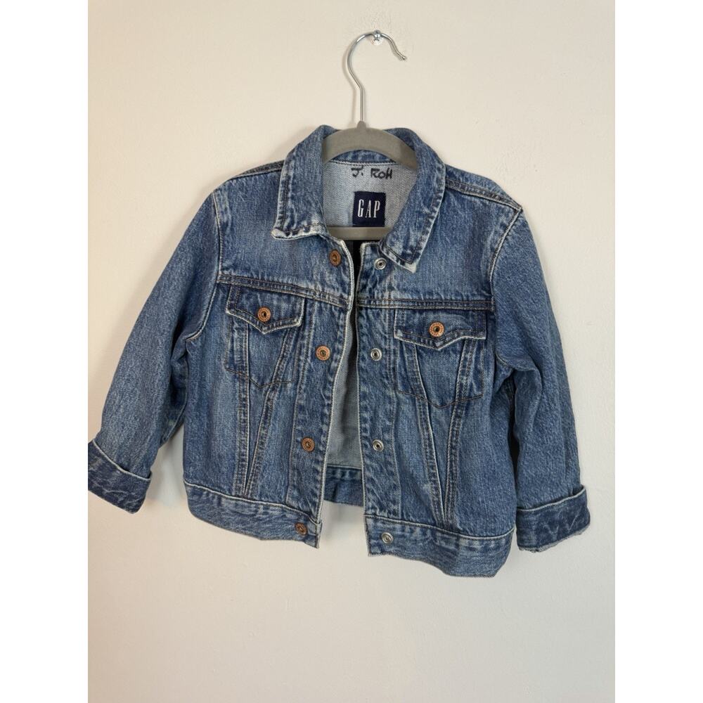 Gap Kids Y2K 2001 Denim Jacket Kids Sz XS (4) EUC